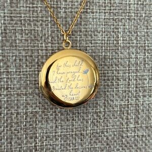 Plunder Gold Locket Necklace